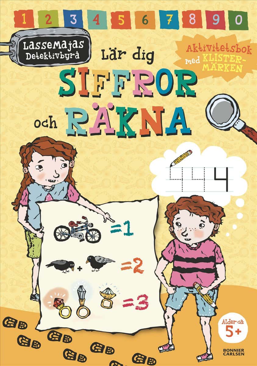 Widmark, Martin | LasseMajas detektivbyrå lär dig siffror och räkna