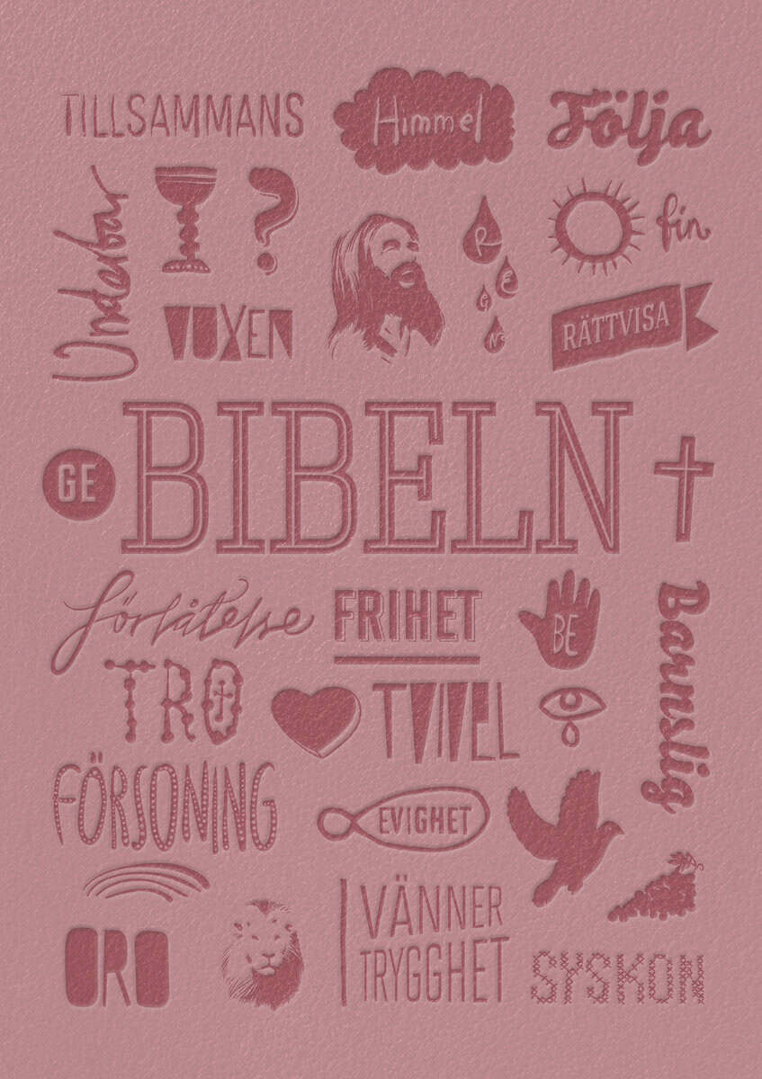 Svenska Folkbibeln 2015 : Slimline Rosa Konfirmandbibeln