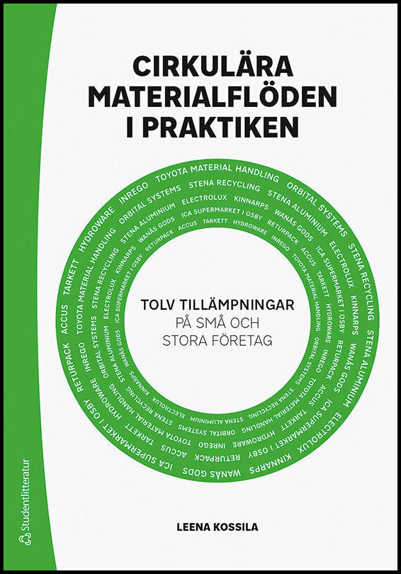 Kossila, Leena | Cirkulära materialflöden i praktiken : Tolv tillämpningar på små och stora företag