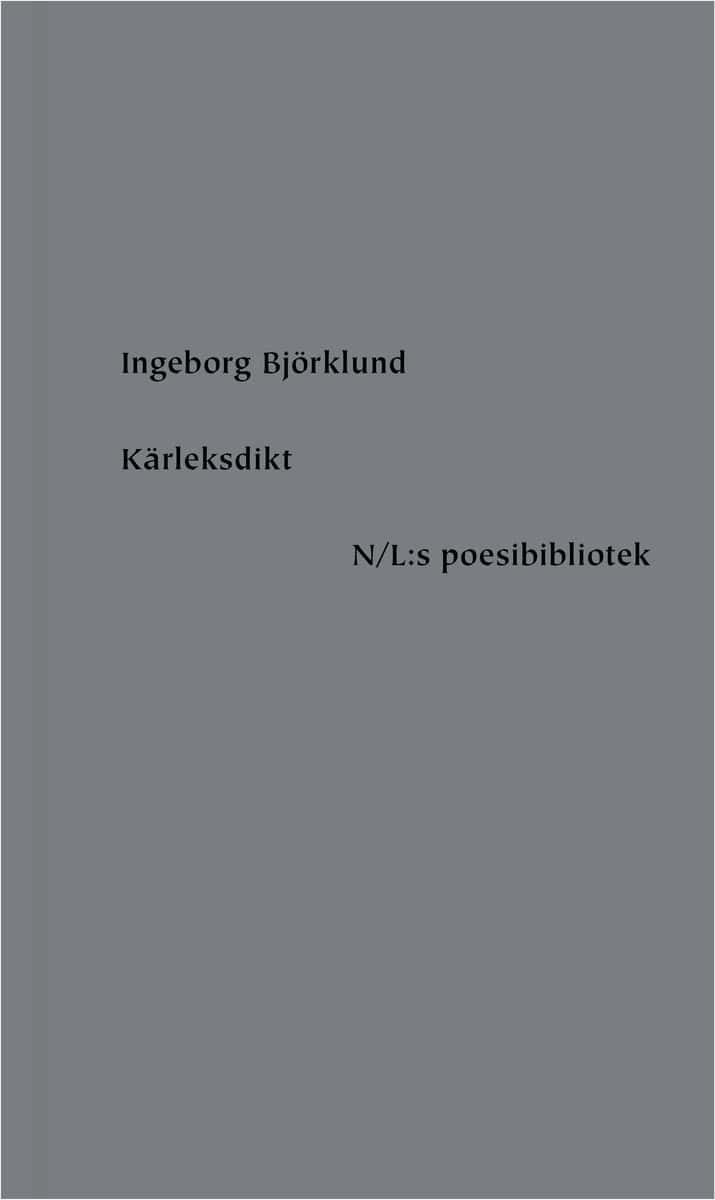 Björklund, Ingeborg | Kärleksdikt