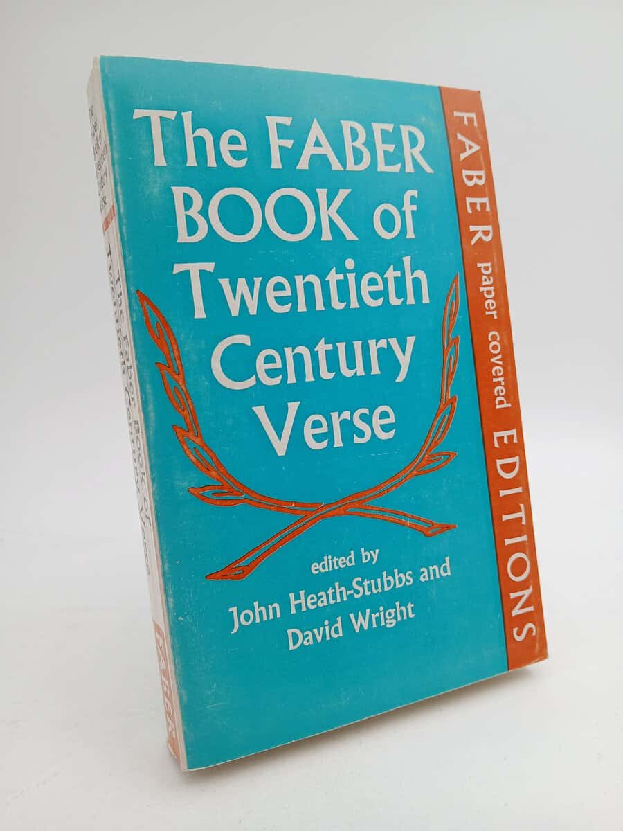 Heath-Stubbs, John | Wright, David | The Faber Book of Twentieth Century Verse