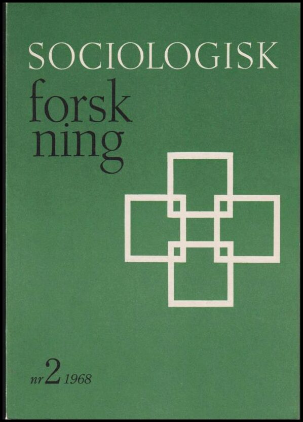 Sociologisk forskning | 1968 / 2