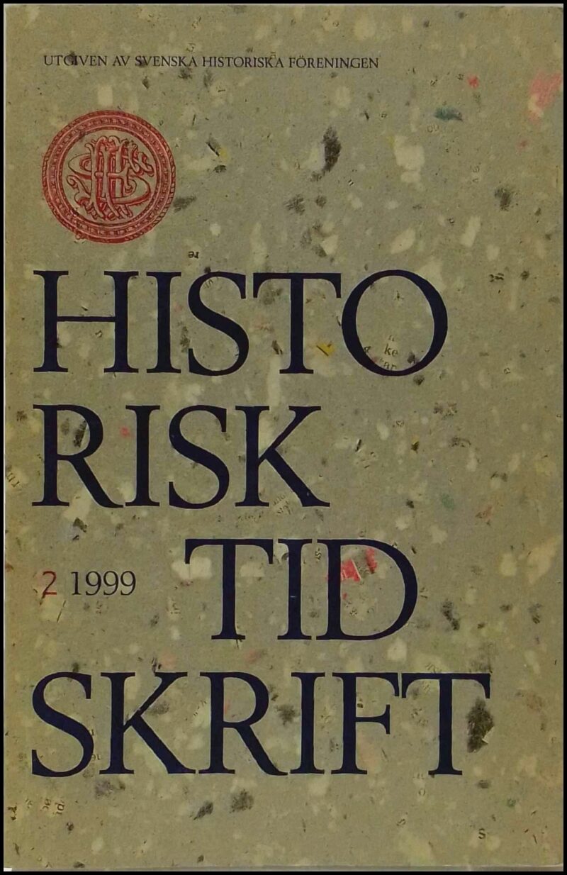 Historisk tidskrift | 1999 / 2