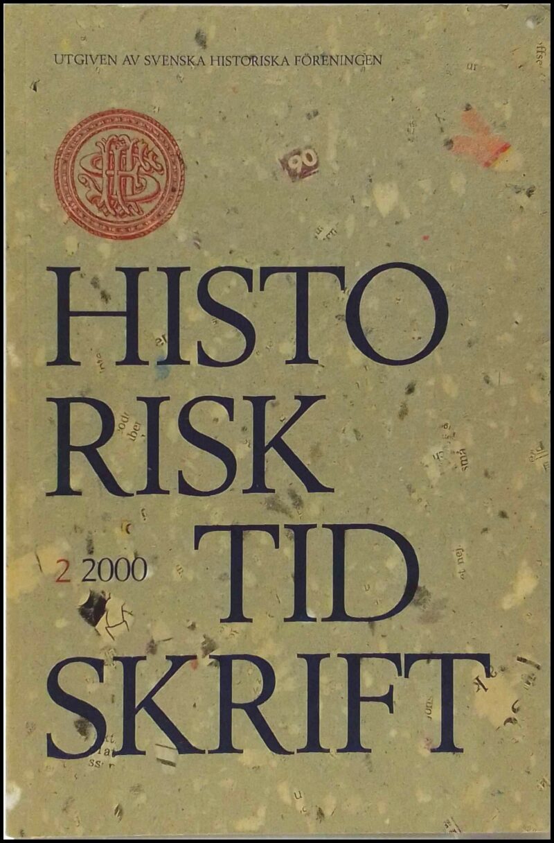 Historisk tidskrift | 2000 / 2