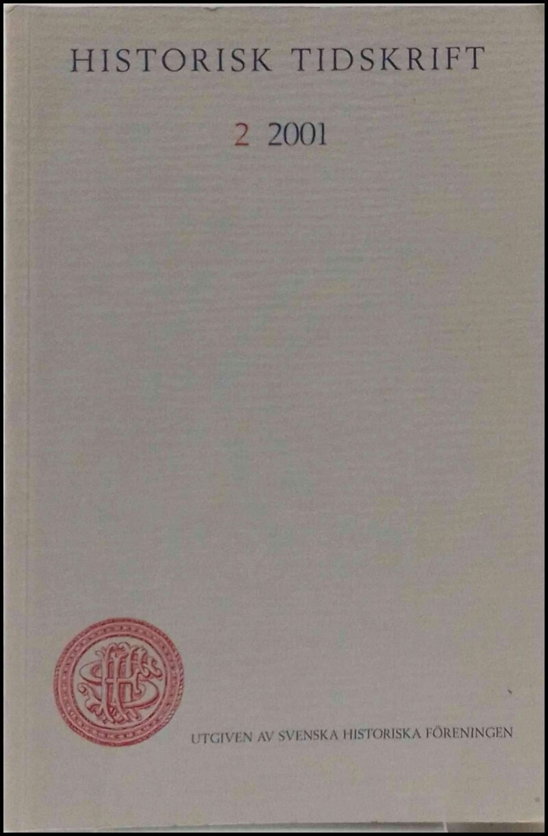 Historisk tidskrift | 2001 / 2