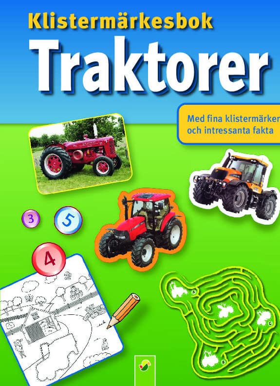 Traktorer:klistermärken och intressant fakta : Klistermärken och intressant fakta