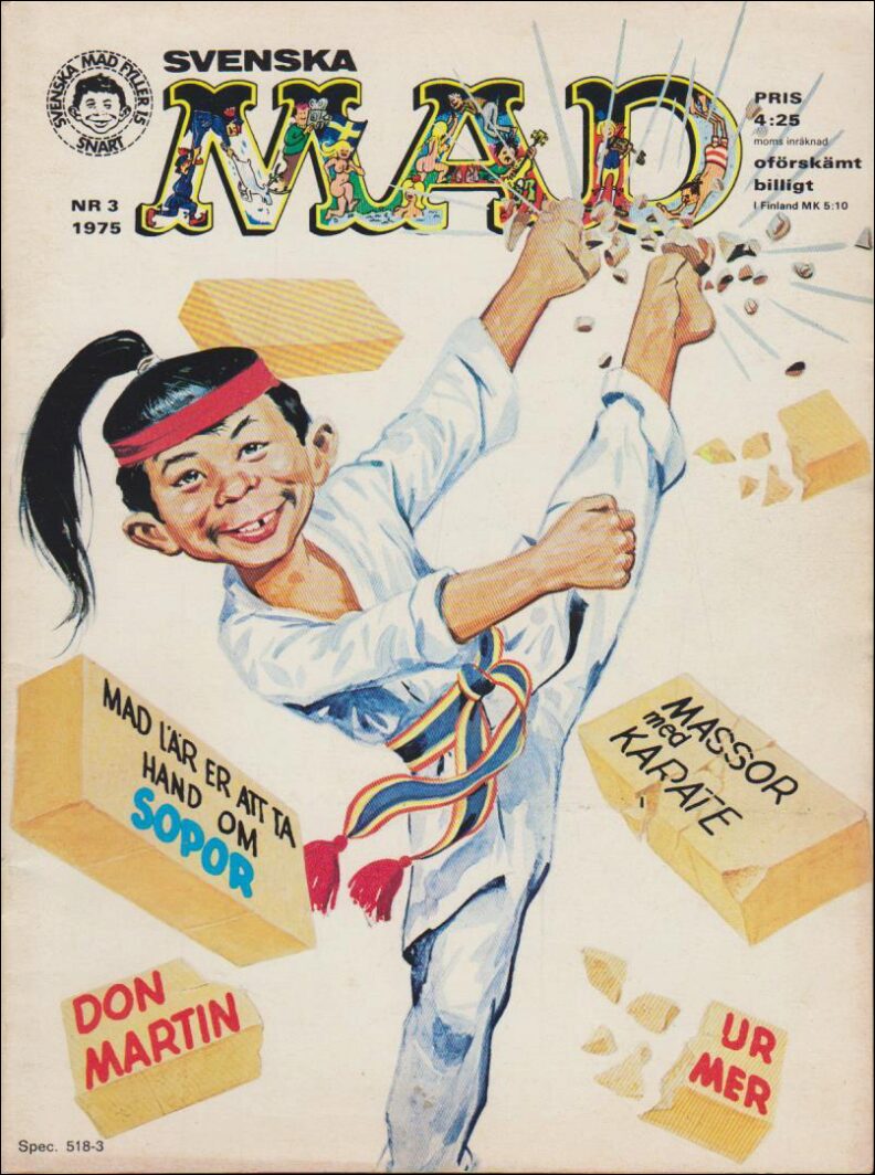 Svenska MAD Magazine | 1975 / 3 : MAD lär er ta hand om sopor