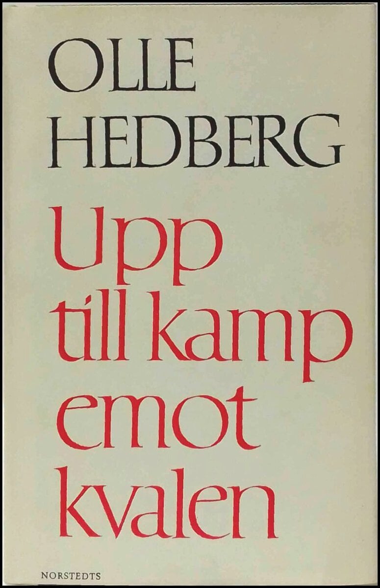 Hedberg, Olle | Upp till kamp emot kvalen