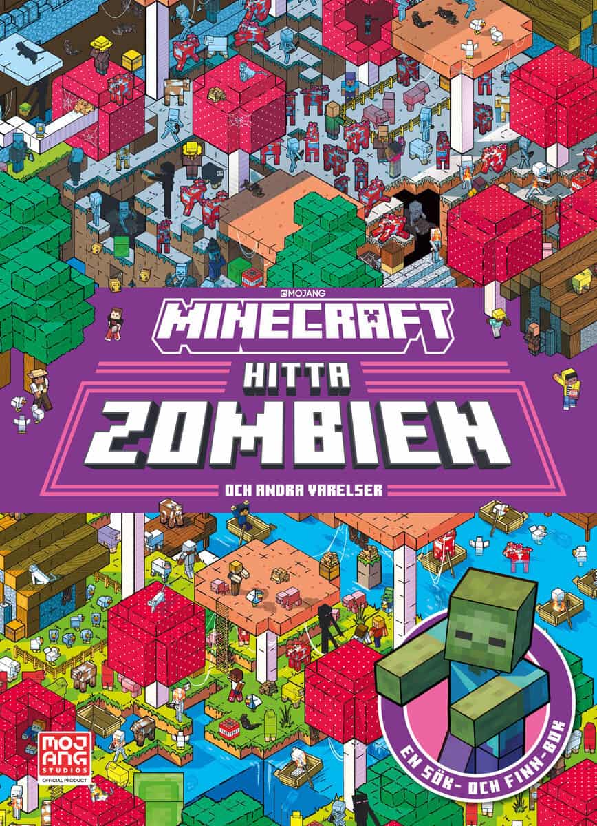 Minecraft. Hitta zombien och andra varelser : En sök och finn bok