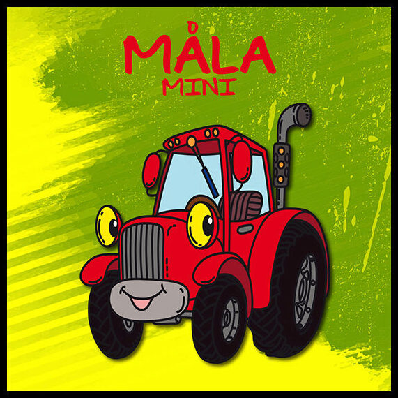 Måla mini. Traktor