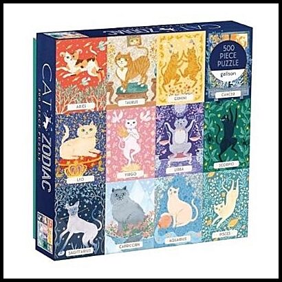 McMenemy, Sarah | Cat Zodiac 500 Piece Puzzle