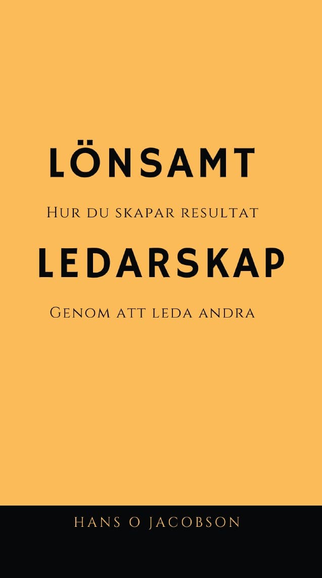 Jacobson, Hans O | Lönsamt ledarskap