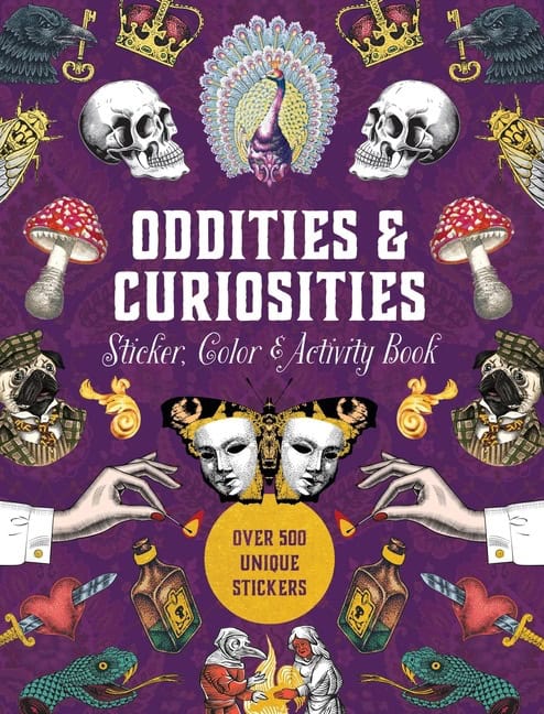 Editors of Chartwell Books | Oddities Curiosities Sticker, Color Activity Book
