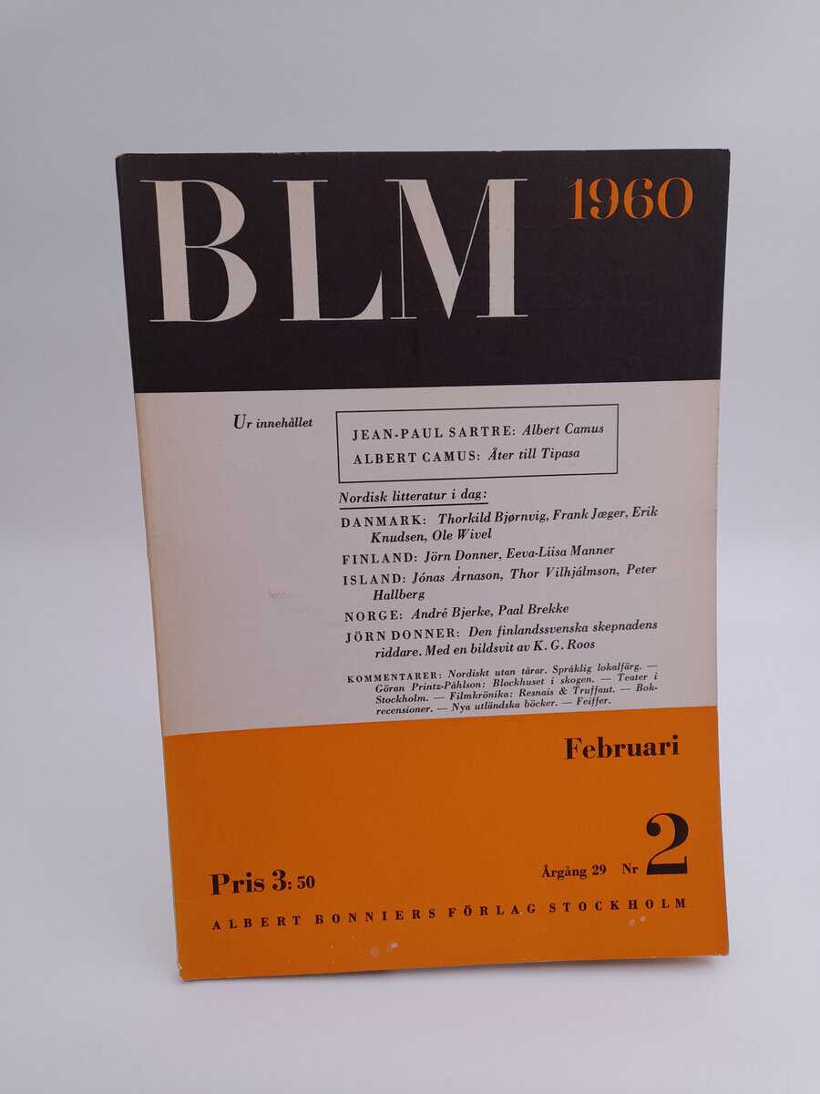 Bonniers litterära magasin | 1960/2