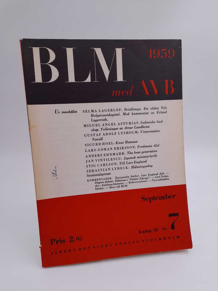 Bonniers litterära magasin | 1959/7 : med All världens berättare
