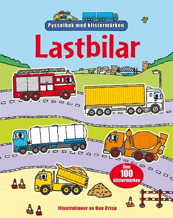 Taplin, Sam | Lastbilar : Pysselbok med klistermärken