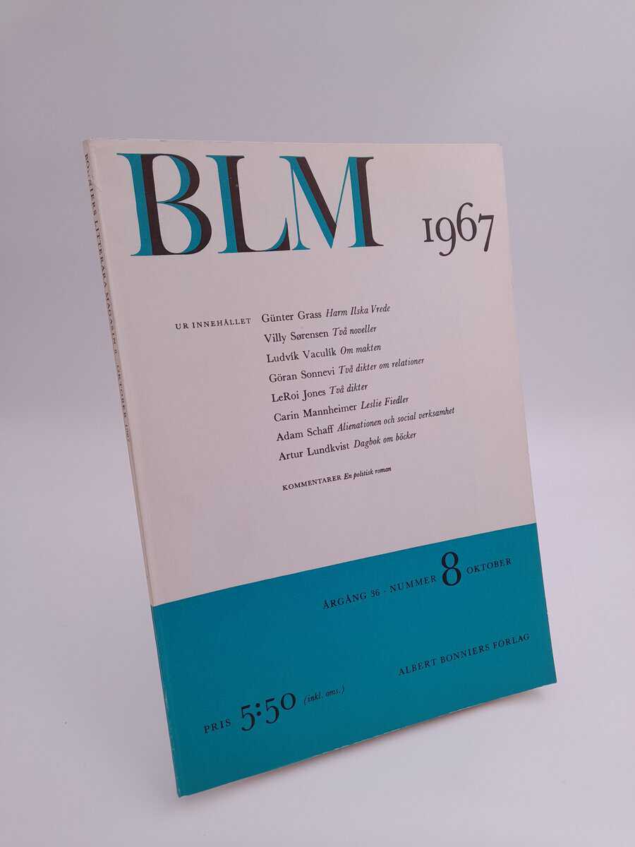 Bonniers litterära magasin | 1967/8