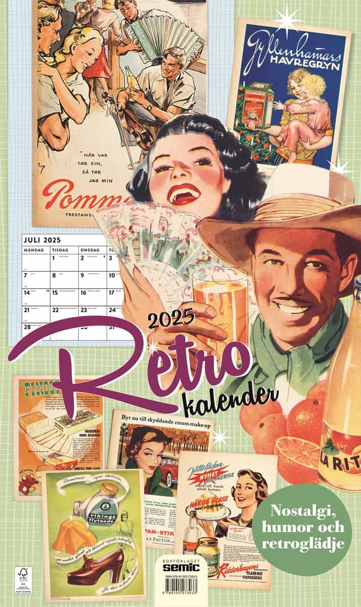 Semic, Bokförlaget | Retrokalender 2025