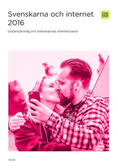 Davidsson, Pamela | Findahl, Olle | Ahlgren, Marianne | Svenskarna och internet 2016 : Undersökning om svenskarnas inter...