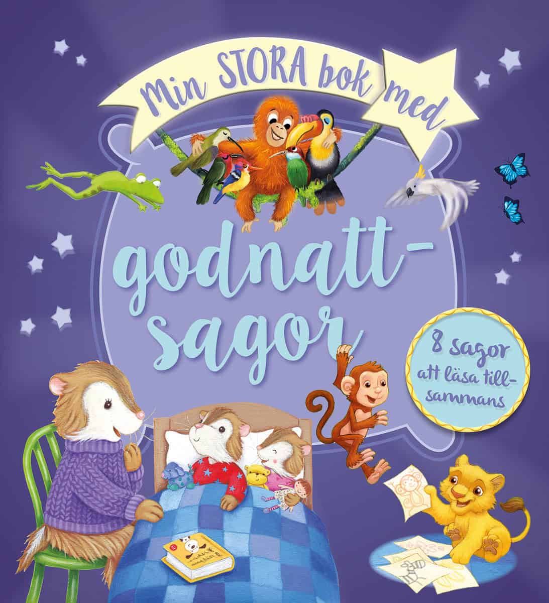 Pitcher, Caroline | Min stora bok med godnattsagor : 8 sagor att läsa tillsammans