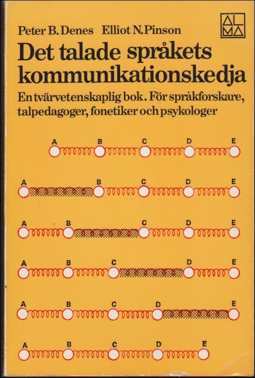 Denes, Peter B. | Det talade språkets kommunikationskedja : En tvärvetenskaplig bok för språkforskare, talpedagoger, fon...