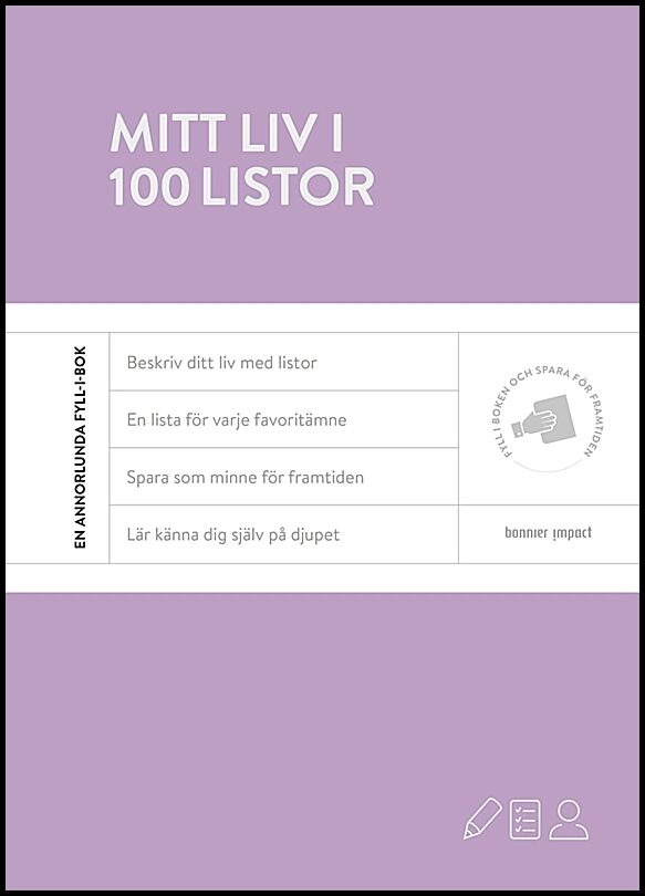 Verlag, Riva | Mitt liv i 100 listor