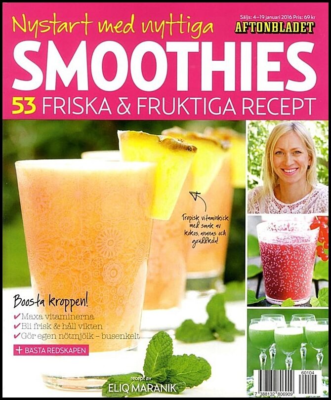 Maranik, Eliq | Smoothies : 53 friska & fruktiga recept