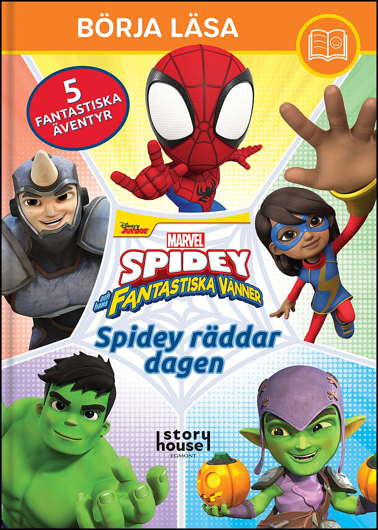 Börja läsa Sagosamling Spidey räddar dagen