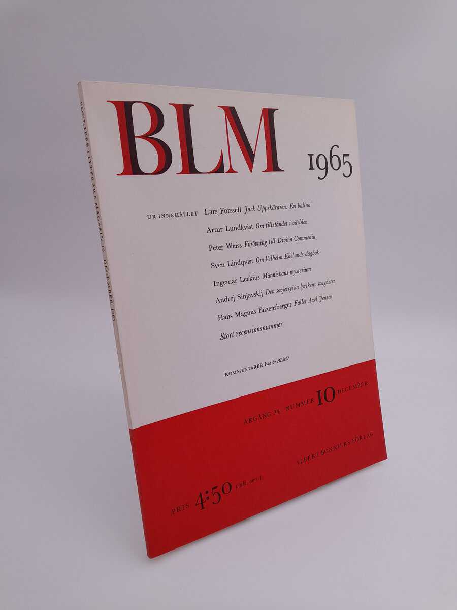 Bonniers litterära magasin | 1965/10