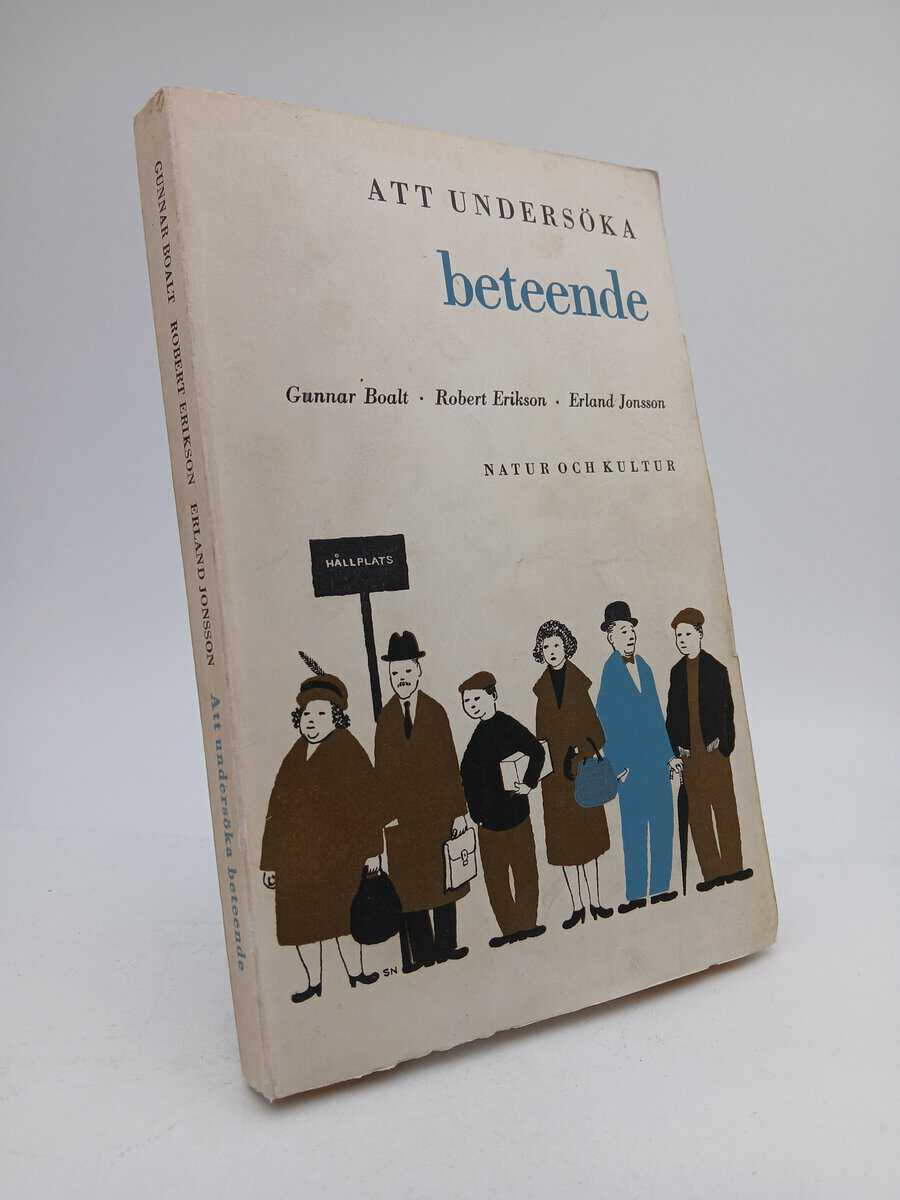 Boalt, Gunnar | Erikson, Robert | Jonsson, Erland | Att undersöka beteende