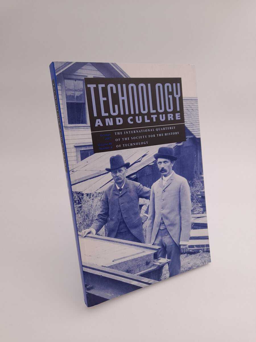 Technology and culture | 2007/4
