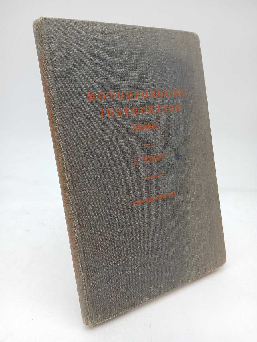 Motorfordonsinstruktion : D. 1 Text