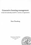 Österberg, Peter | Generative learning management