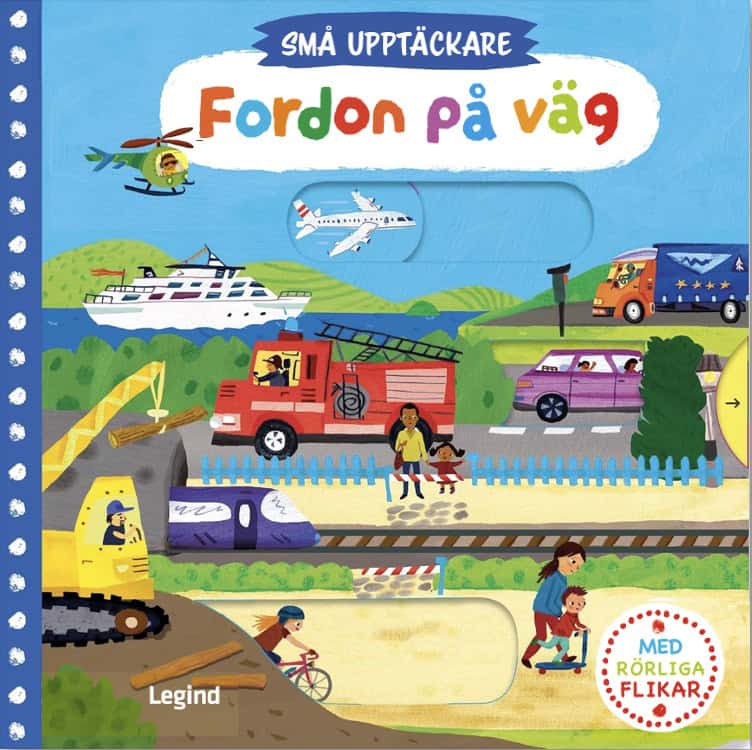 Books, Campbell | Fordon på väg : Fordon på väg - med rörliga flikar