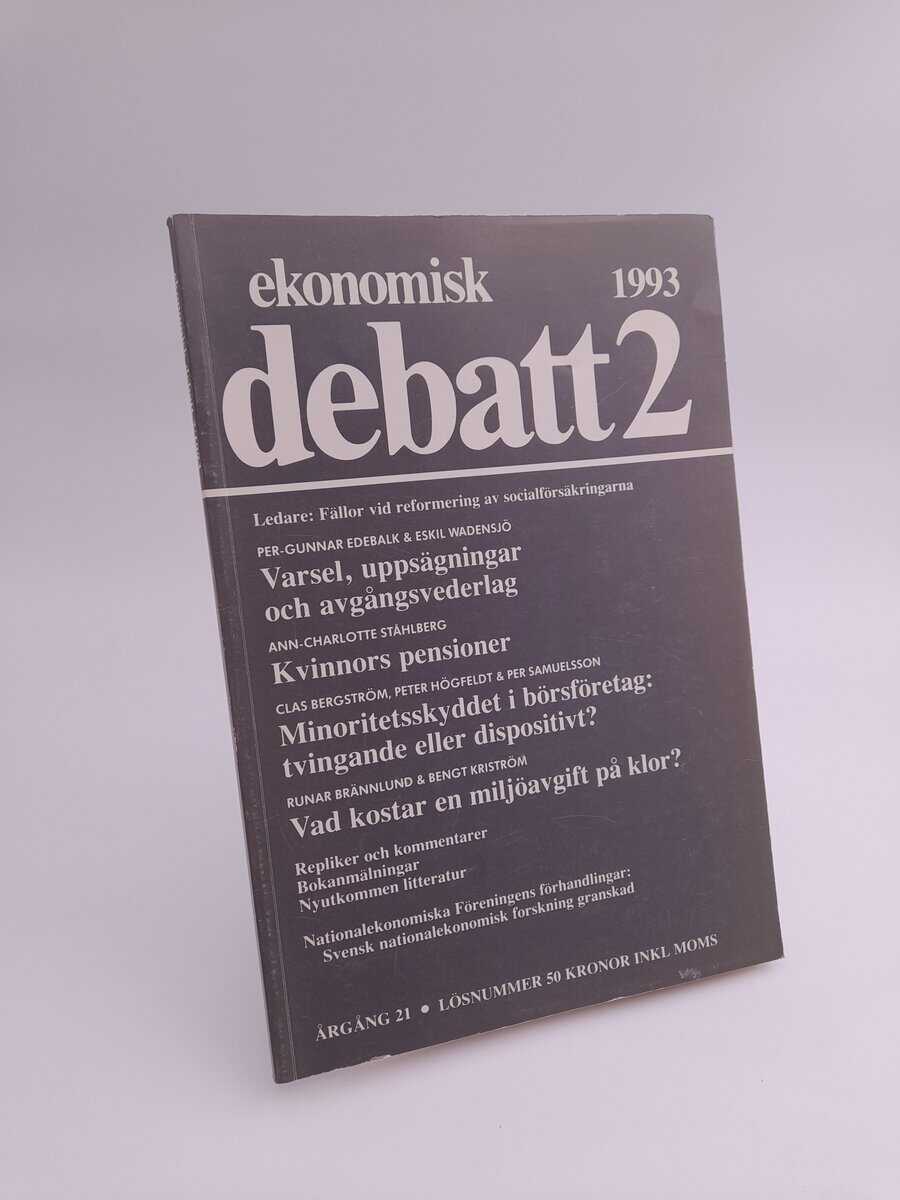 Ekonomisk debatt | 1993/2