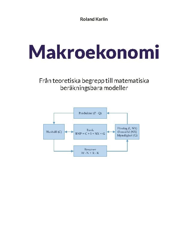 Karlin, Roland | Makroekonomi : Från teoretiska begrepp till matematiska beräkningsbara mode