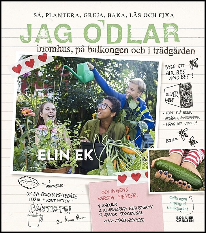 Ek, Elin | Jag odlar : Inomhus, på balkongen och i trädgården