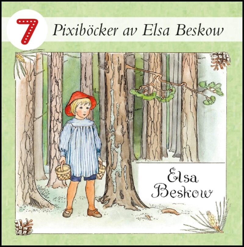 Beskow, Elsa | 7 Pixiböcker av Elsa Beskow