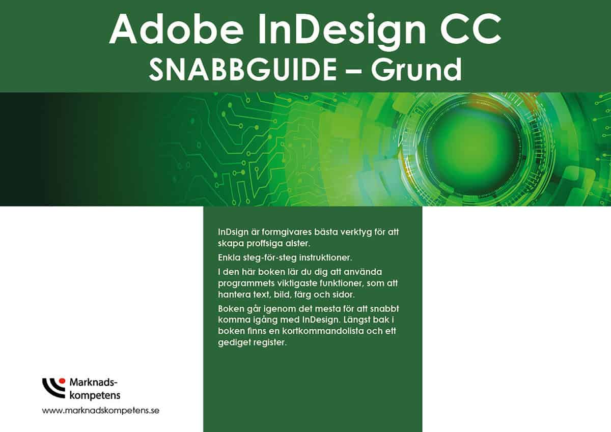 Sténson Hallgren, Jeanette | Adobe InDesign CC snabbguide : Grund