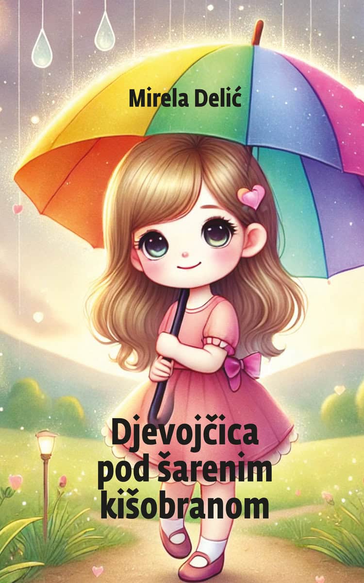 Delic, Mirela | Djevojčica pod šarenim kišobranom