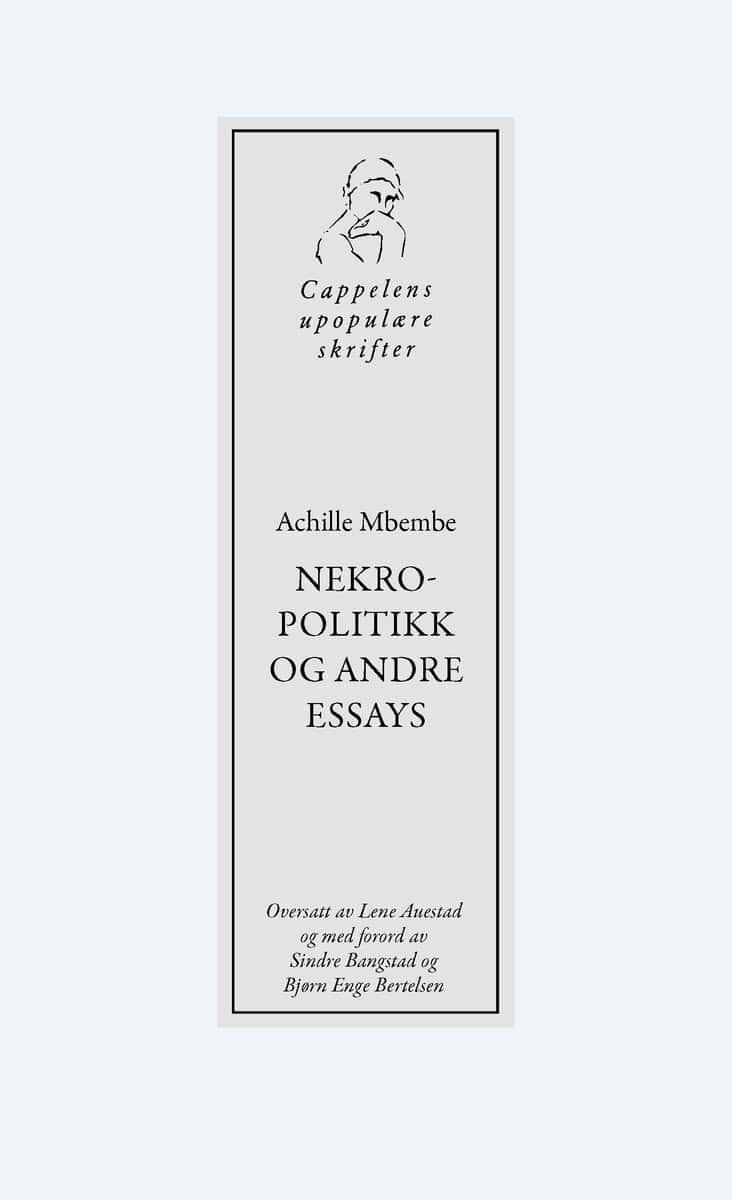 Mbembe, Achille | Nekropolitikk og andre essays