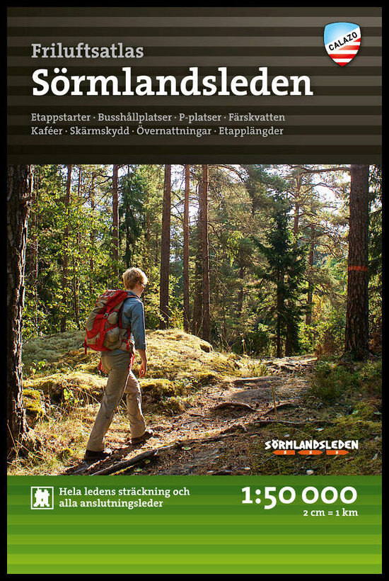 Friluftsatlas Sörmlandsleden 1:50 000