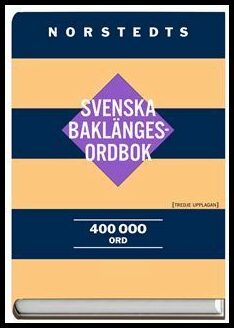 Allén, Sture| Sjögreen, Christian | Norstedts svenska baklängesordbok