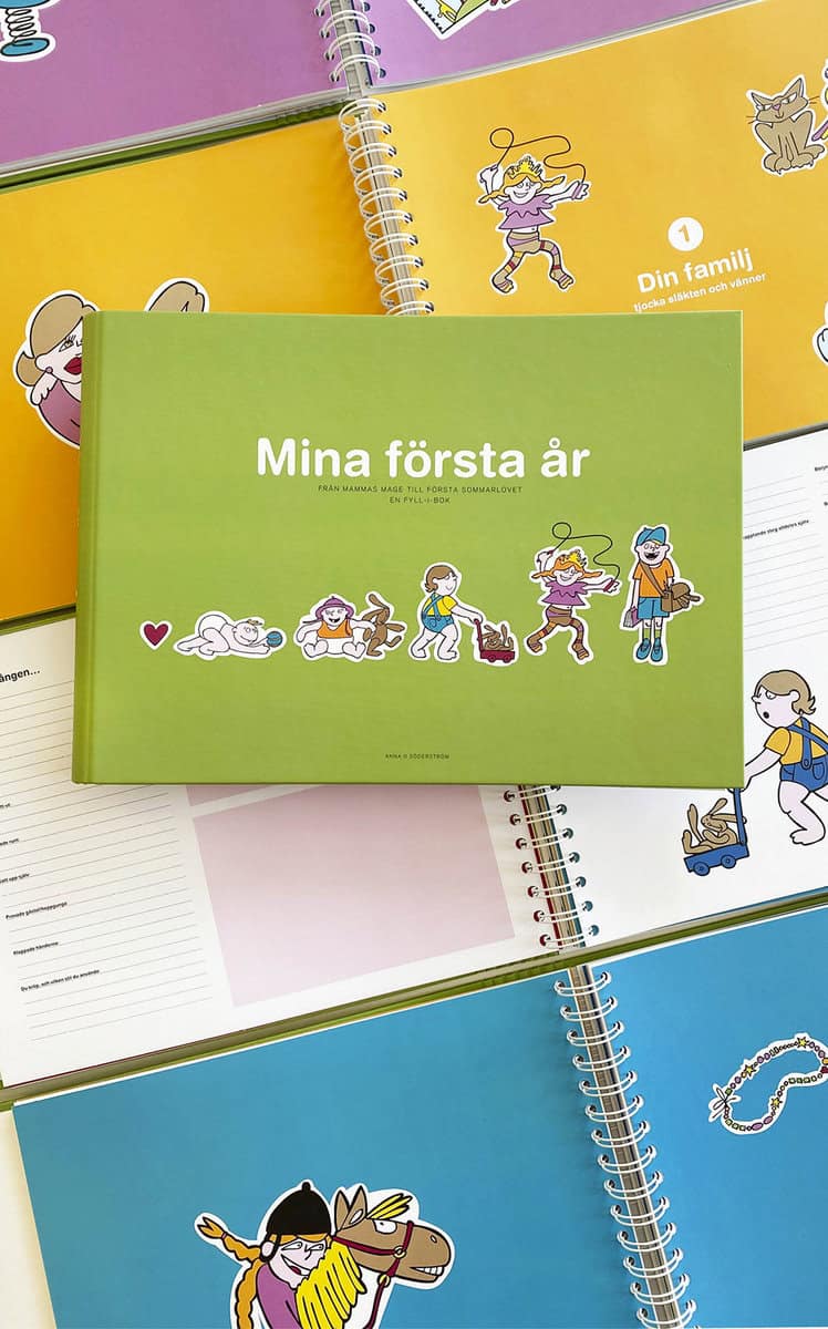 Söderström, Anna O. | Mina första år : Från mammas mage till första sommarlovet : en fyll-i-bok