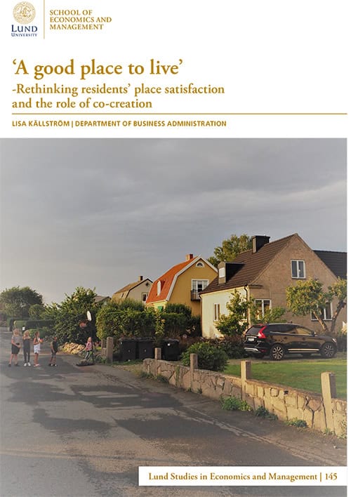 Källström, Lisa | A good place to live