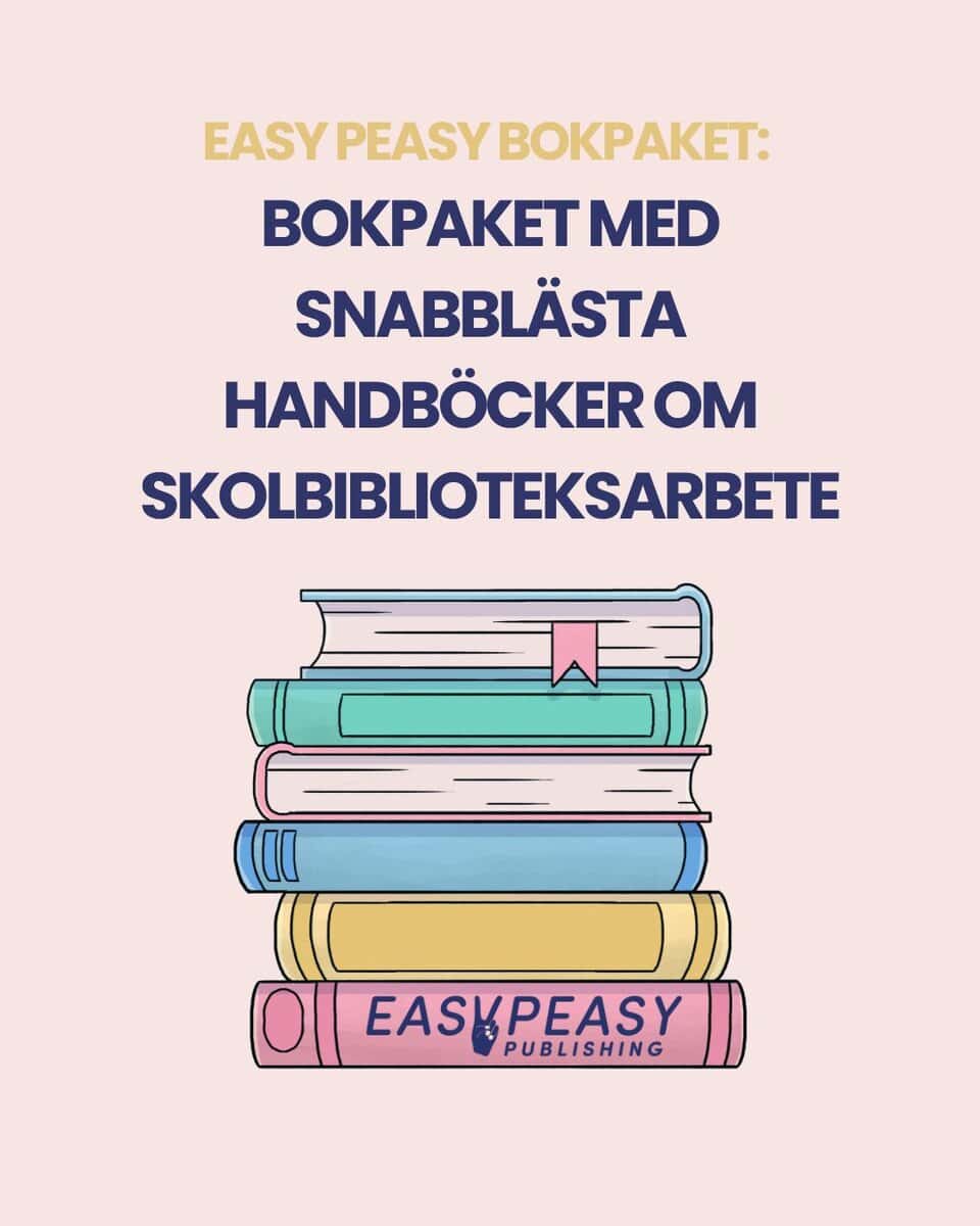 Bokpaket med snabblästa handböcker om skolbiblioteksarbete