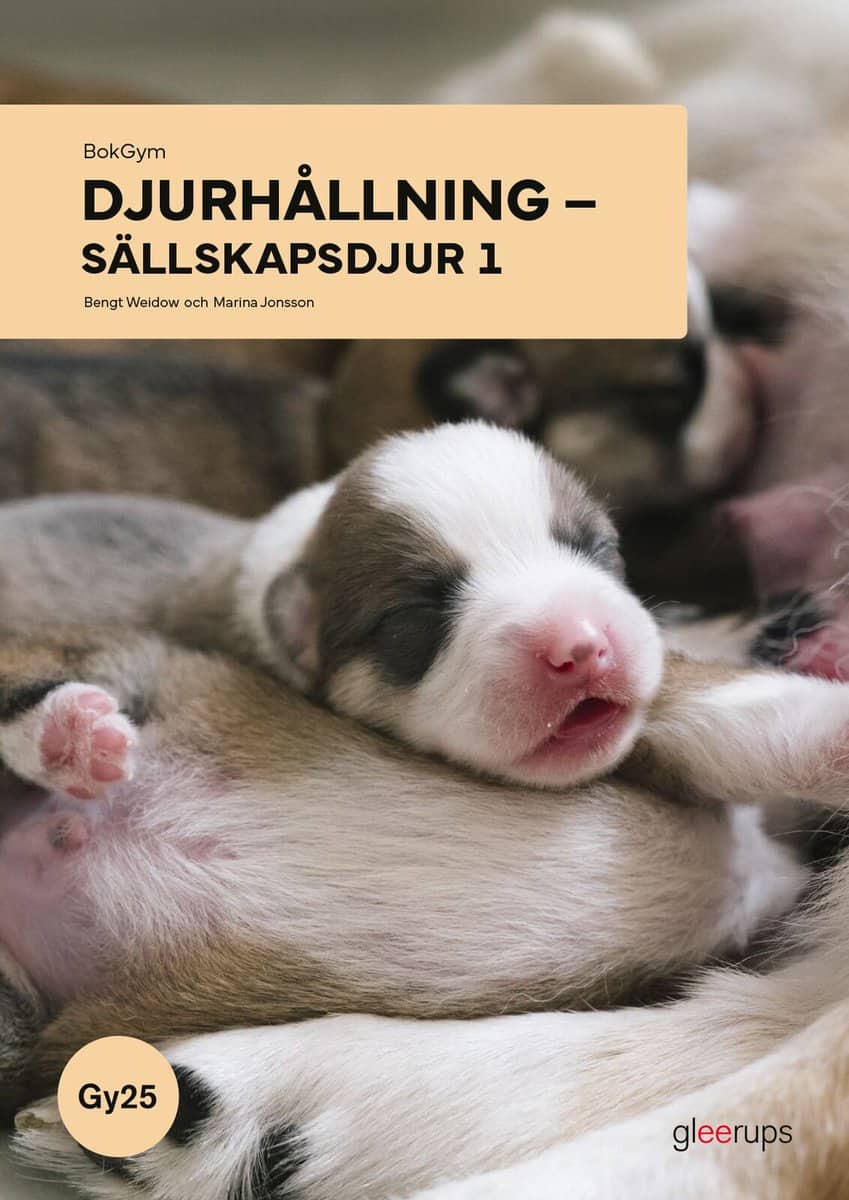 Weidow, Bengt | BokGym Djurhållning : Sällskapsdjur 1, bok, Gy25