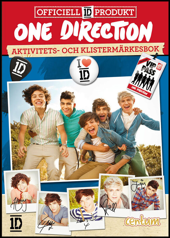One Direction : Aktivitets- och klistermärkesbok