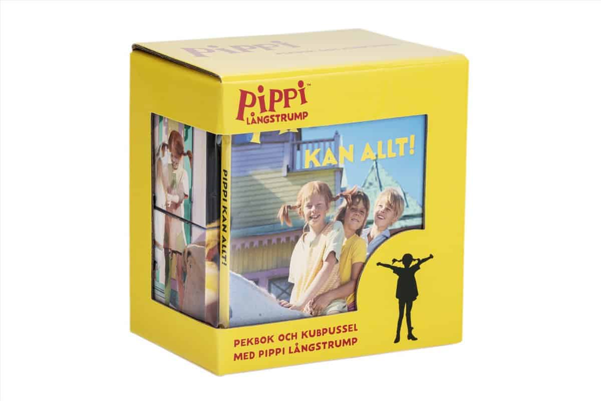 Lindgren, Astrid | Pippi kan allt : Pekbok och kubpussel