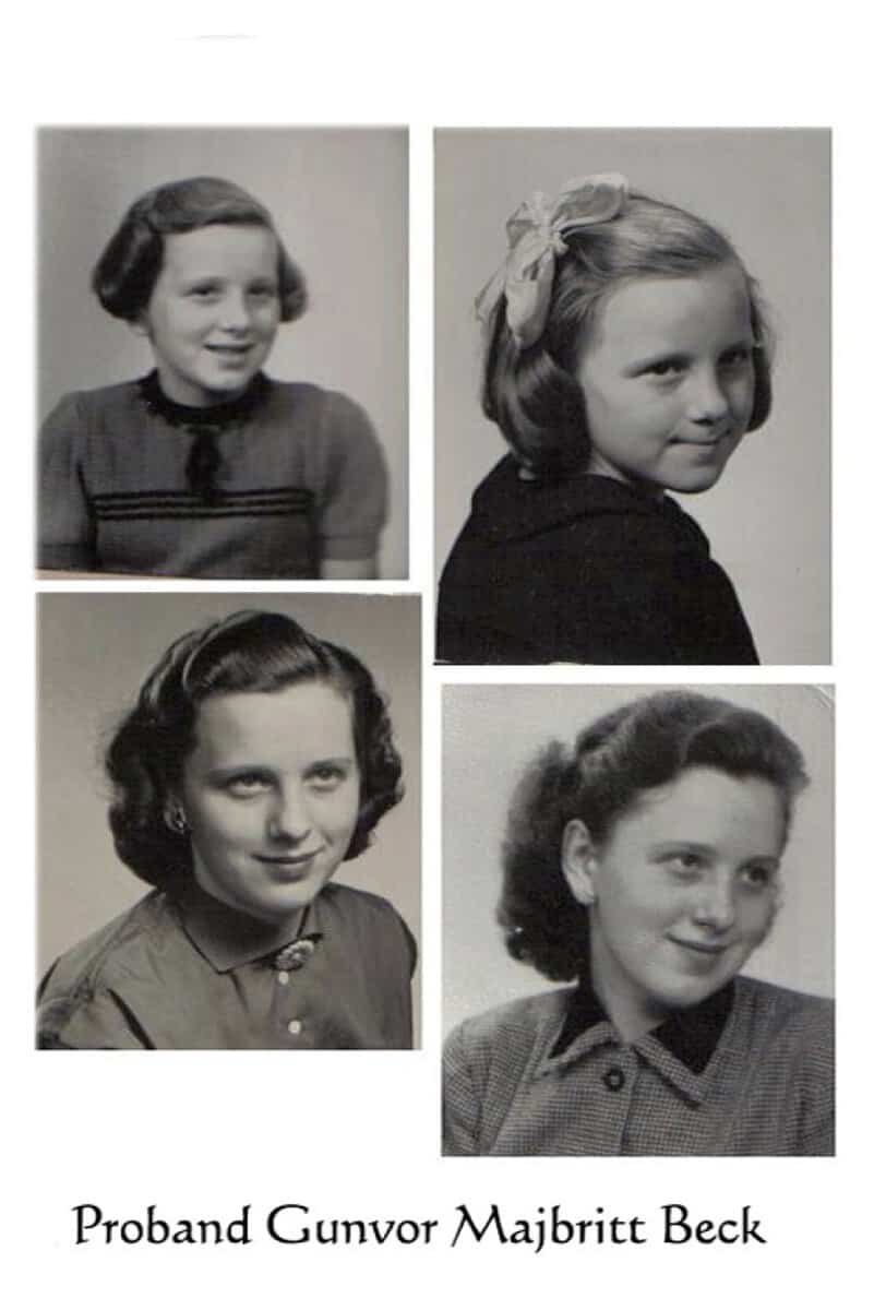 Ahlquist, Karin | Proband Gunvor Majbritt Beck
